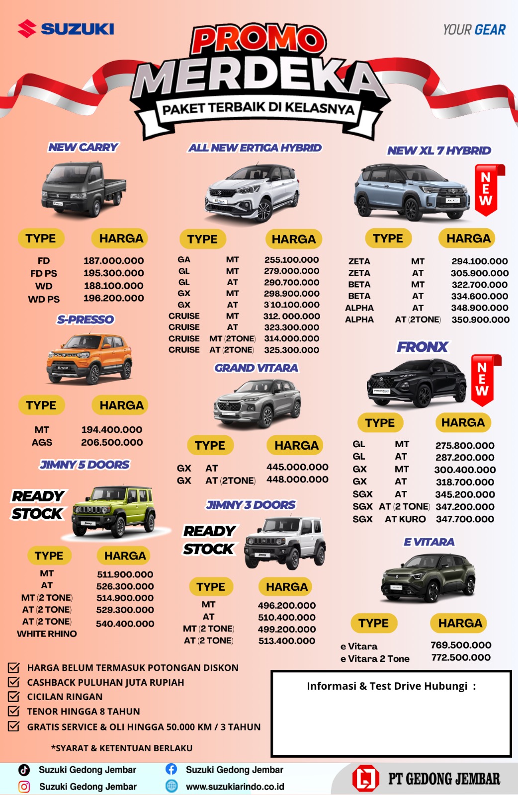 Harga Suzuki Ertiga Batang Batang 