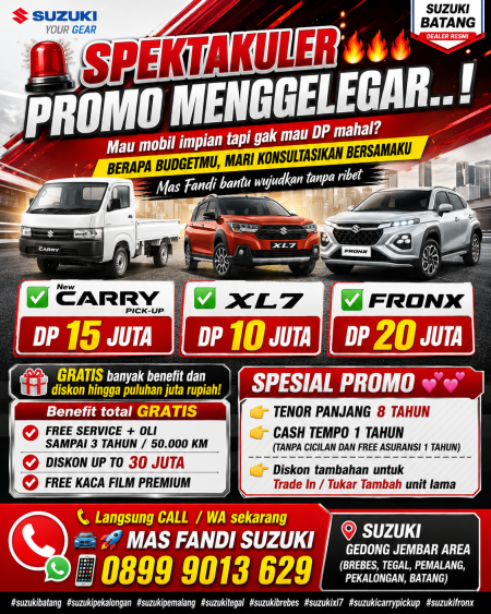 Spesial Promo Suzuki Batang 2026
